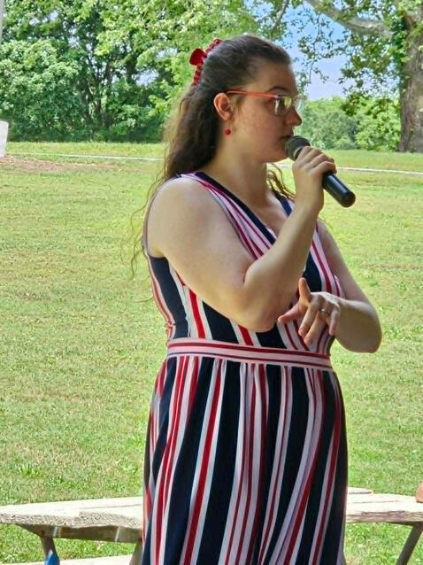 IJ Director (Jenna Ehrhardt) speaks at Together We Win rally