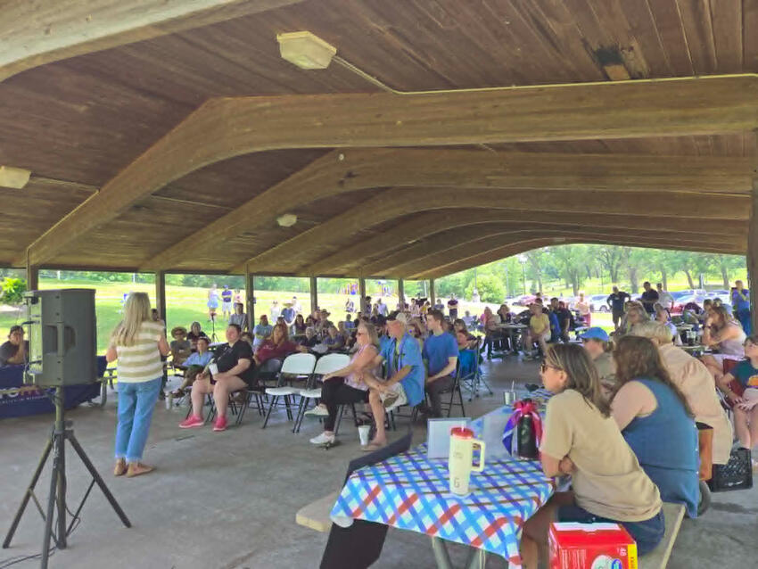 Jess Piper speaks at Together We Win Rally