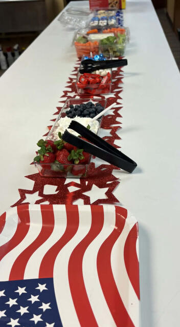 Snacks at our Clothing Swap & Craft Social