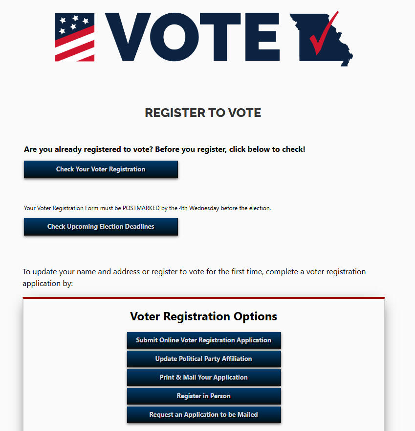 Register to Vote Missouri
